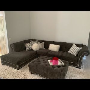 Couch & ottoman set